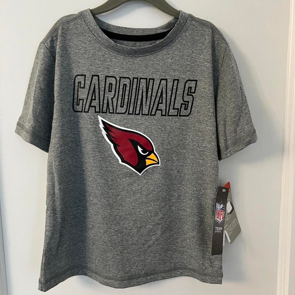 NFL Arizona Cardinals gray t-shirt with team logo, youth M #cardinals #football
